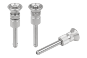 Ball lock pins with mushroom grip stainless steel, adjustable