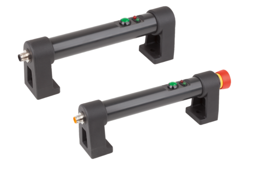 Tubular handles, plastic with electronic switch function