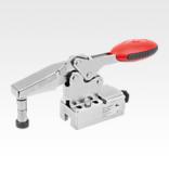 Stainless steel toggle clamp, horizontal with force sensor