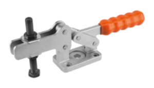 Toggle clamps horizontal heavy-duty with adjustable clamping spindle