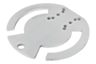 Adapter plate, round, Form B