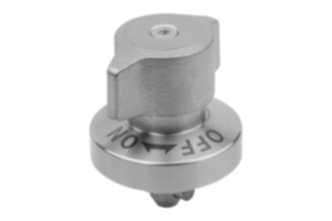 Quarter-turn clamp locks stainless steel, rotary knob stainless steel