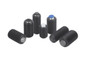 Self-aligning pads adjustable, with O-ring, exchangeable inserts and hexagon socket Self-aligning pads adjustable, with O-ring, exchangeable inserts and hexagon socket