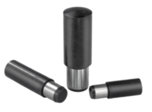 Rest pad black oxidized, hardened and ground steel Rest pad black oxidized, hardened and ground steel