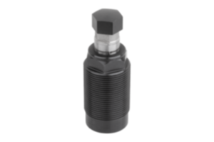 Support elements, hydraulic, screw-on single-acting with spring return Support elements, hydraulic, screw-on single-acting with spring return