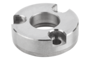 Locating bushings, stainless steel style B (screwed down from front)  Locating bushings, stainless steel style B (screwed down from front)