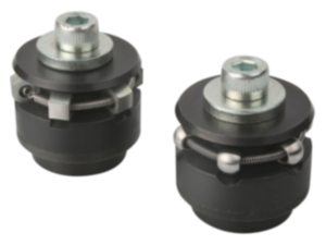 Centering clamps with ball or hexagon segments Centering clamps with ball or hexagon segments