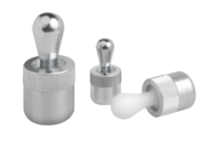 Lateral spring plungers with aluminum sleeve and plastic or steel thrust pin - inch Lateral spring plungers with aluminum sleeve and plastic or steel thrust pin - inch