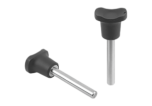 Pernos enchufables de acero inoxidable con empuñadura de plástico y seguro axial magnético - inch Pernos enchufables de acero inoxidable con empuñadura de plástico y seguro axial magnético - inch