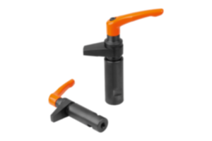 Hook clamp with collar and adjustable handle with clamping force intensifier Hook clamp with collar and adjustable handle with clamping force intensifier