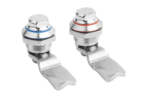 Quarter-turn locks, stainless steel Hygienic DESIGN, with two-flat actuation Quarter-turn locks, stainless steel Hygienic DESIGN, with two-flat actuation