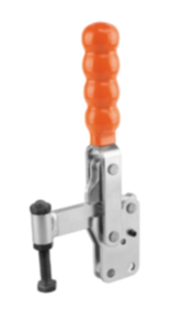 Toggle clamps vertical with straight foot and fixed clamping spindle Toggle clamps vertical with straight foot and fixed clamping spindle