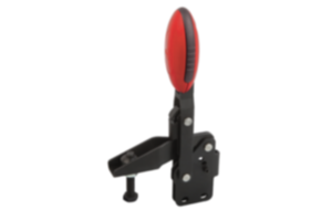 Toggle clamps vertical with straight foot and adjustable clamping spindle Toggle clamps vertical with straight foot and adjustable clamping spindle