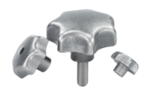 Star grips gray cast iron, DIN 6336 - inch Star grips gray cast iron, DIN 6336 - inch