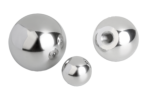 Ball knobs stainless steel or aluminum, DIN 319 Ball knobs stainless steel or aluminum, DIN 319