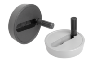 Volants pleins en aluminium avec poignée cylindrique escamotable Volants pleins en aluminium avec poignée cylindrique escamotable