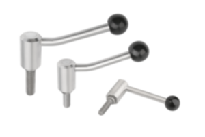 Tension levers external thread, stainless steel Tension levers external thread, stainless steel