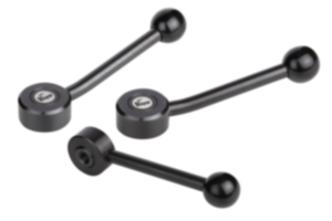 Tension levers, flat, internal thread Tension levers, flat, internal thread