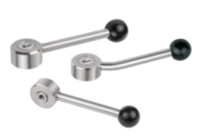 Tension levers flat, internal thread, stainless steel Tension levers flat, internal thread, stainless steel