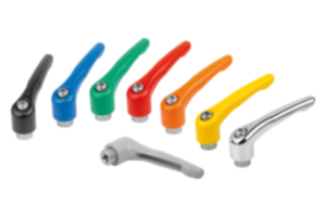 Adjustable handles, die-cast zinc with internal thread, threaded insert stainless steel Adjustable handles, die-cast zinc with internal thread, threaded insert stainless steel