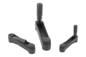 Manivelas de mano con empuñadura cilíndrica plegable Manivelas de mano con empuñadura cilíndrica plegable