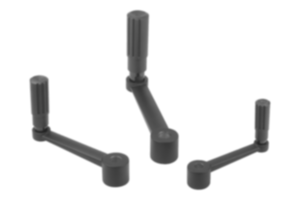 Crank handles aluminum cylindrical revolving grip Crank handles aluminum cylindrical revolving grip
