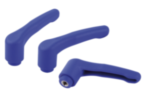 Adjustable handles, plastic, visually detectable with internal thread, threaded insert stainless steel Adjustable handles, plastic, visually detectable with internal thread, threaded insert stainless steel