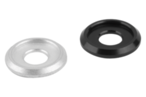 End washers, aluminum, flat for round pull handles End washers, aluminum, flat for round pull handles