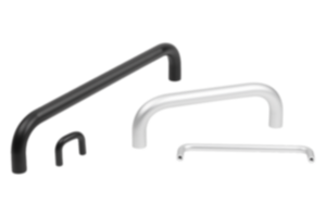 Pull handles, aluminum, round Pull handles, aluminum, round