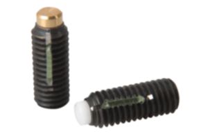 Thrust screw with thread lock Thrust screw with thread lock