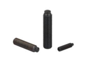 Thrust screws with rounded half-dog point Thrust screws with rounded half-dog point