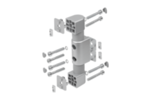 Articulations à friction, doubles, 40/80/40 de type I Articulations à friction, doubles, 40/80/40 de type I