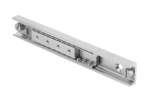 Rodamiento de bolas lineal con barras interiores, acero, capacidad de carga hasta 3.959 kg