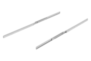 Telescopic slides, steel for side mounting full extension, load capacity up to 20 kg Telescopic slides, steel for side mounting full extension, load capacity up to 20 kg