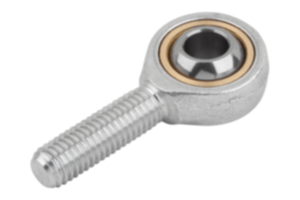 Rod ends with plain bearing external thread, steel, DIN ISO 12240-1, maintenance-free Rod ends with plain bearing external thread, steel, DIN ISO 12240-1, maintenance-free
