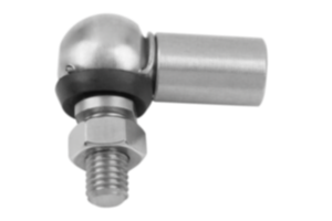 Embouts à rotule en Inox semblable à la norme DIN 71802 de forme CS avec capuchon étanche Embouts à rotule en Inox semblable à la norme DIN 71802 de forme CS avec capuchon étanche