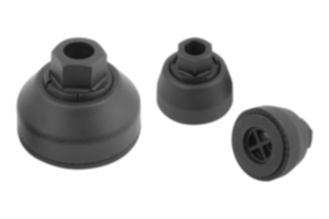 Swivel feet plates, plastic Swivel feet plates, plastic