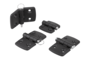Hinges plastic, separable, dismountable Hinges plastic, separable, dismountable