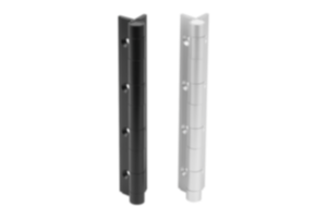 Spring hinges aluminum profile, 0.9 Nm, long version Spring hinges aluminum profile, 0.9 Nm, long version