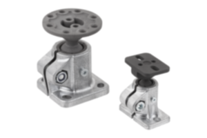 Tube clamps base, aluminum with ball joint Tube clamps base, aluminum with ball joint