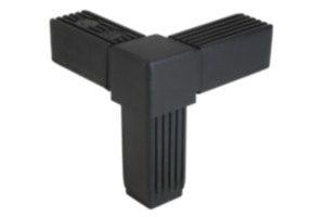 Square tube connectors three-way Square tube connectors three-way