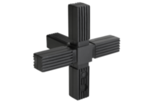 Square tube connectors five-way Square tube connectors five-way