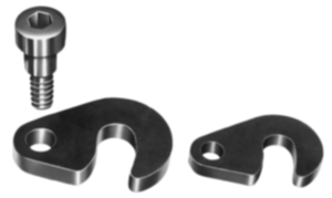 Captive C-washers, with shoulder screw Captive C-washers, with shoulder screw