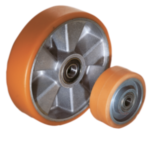 Wheels aluminum rims with injection-moulded tread Wheels aluminum rims with injection-moulded tread