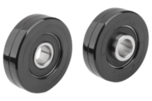 Roulettes de guidage en plastique cylindriques sans axe Roulettes de guidage en plastique cylindriques sans axe