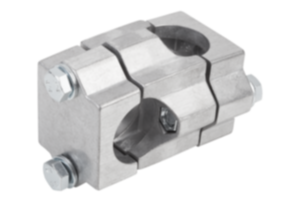 Aluminum T Pipe Fittings 2-Pack Aluminum T Pipe Clamp Connectors - 25mm Aluminum T Pipe Fittings 2-Pack Aluminum T Pipe Clamp Connectors - 25mm