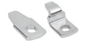 Tongues for compression latch with adjustable tongue gap, steel Tongues for compression latch with adjustable tongue gap, steel
