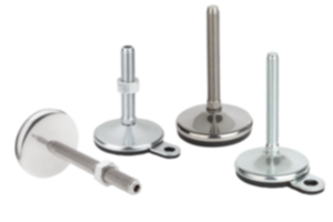 Pieds réglables en acier ou en inox Pieds réglables en acier ou en inox