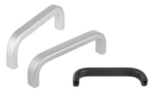 Pull handles, oval aluminum Pull handles, oval aluminum