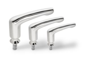 Adjustable handles with external thread and collar for Hygienic USIT® sealing and shim washer Freudenberg Process Seals Adjustable handles with external thread and collar for Hygienic USIT® sealing and shim washer Freudenberg Process Seals